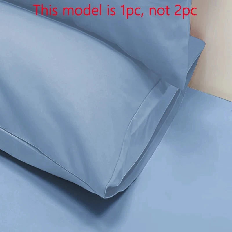 Shada 1 Piece Of Matte Solid Color Pillowcase, Bedroom Pocket Sealed Soft Pillowcase, Bedding
