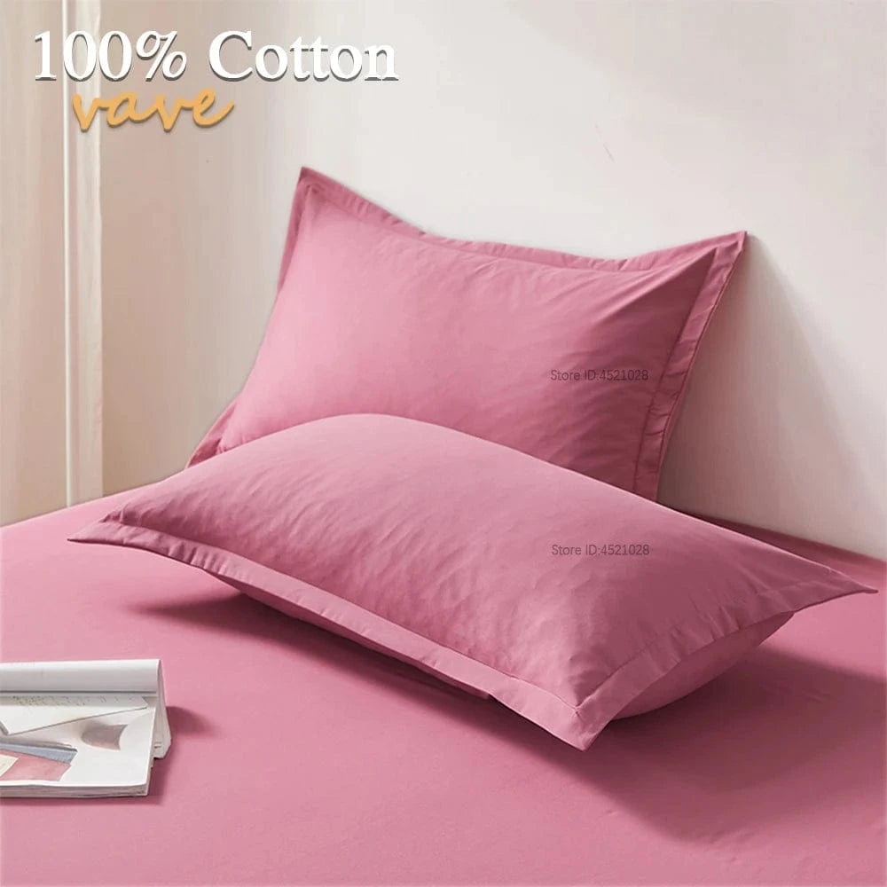 Shada 100% Cotton Fitted Sheets | Deep Pocket for Mattresses up to 12"