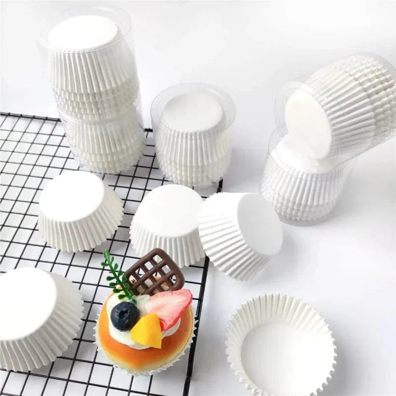 Shada 100pc Greaseproof Cupcake Liners - Premium Baking Cups Set