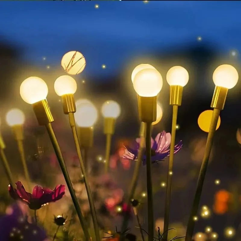 Shada 10L / 0-5W Garden Lights-New Upgraded Solar Powered Firefly Lights Outdoor Waterproof Vibran Garden Lights for Decorationi