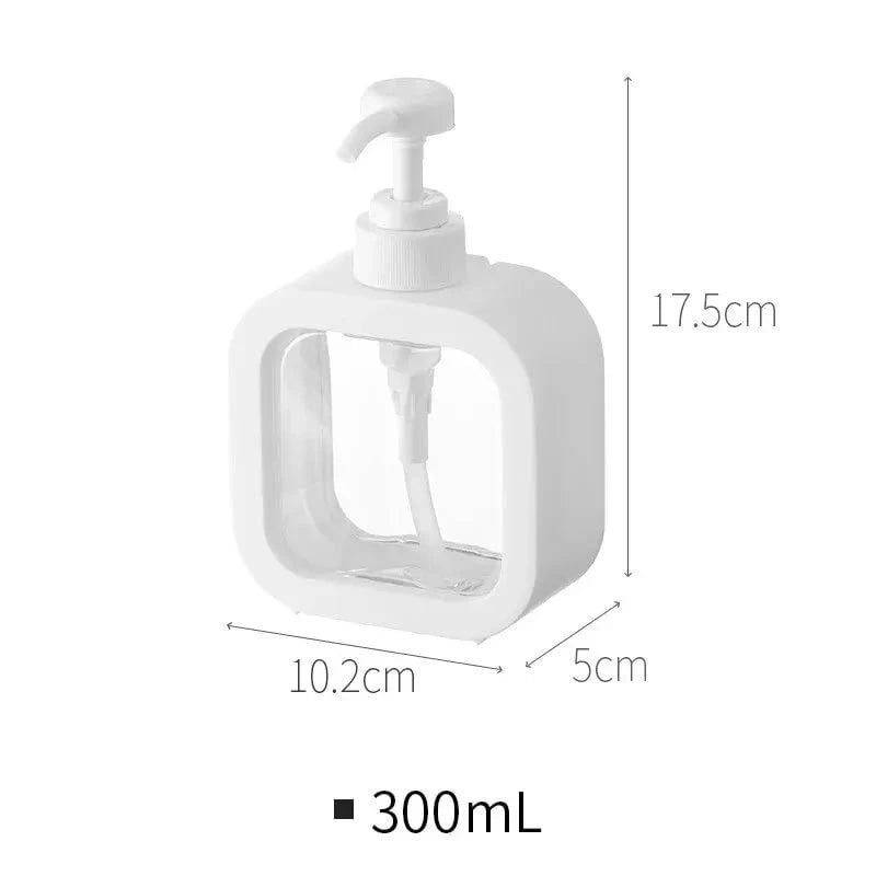 Shada 1pc 300ml 1pc Large Capacity Empty Bottle Laundry Detergent Dispensing Bottle and Shower Gel Detergent Dispensing Bottle