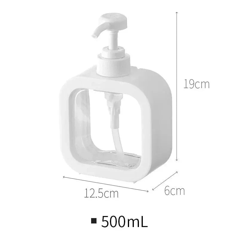 Shada 1pc 500ml 1pc Large Capacity Empty Bottle Laundry Detergent Dispensing Bottle and Shower Gel Detergent Dispensing Bottle