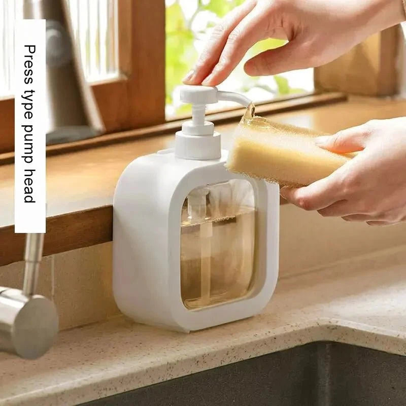 Shada 1pc Large Capacity Empty Bottle Laundry Detergent Dispensing Bottle and Shower Gel Detergent Dispensing Bottle