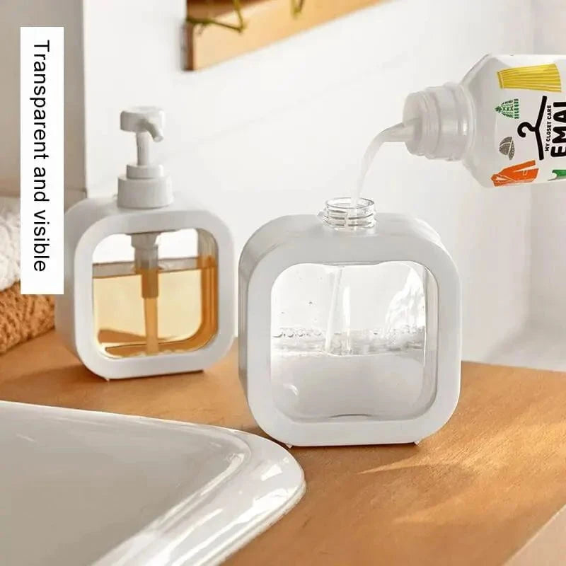 Shada 1pc Large Capacity Empty Bottle Laundry Detergent Dispensing Bottle and Shower Gel Detergent Dispensing Bottle