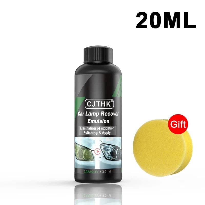 Shada 20ml Car Headlight Restoration Kit - Scratch Remover & Oxidation Cleaner with Polishing Liquid