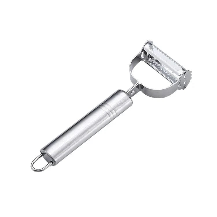 Shada 2in1 Double-Headed Stainless Steel Kitchen Peeler - Multifunctional Fruit & Vegetable Tool