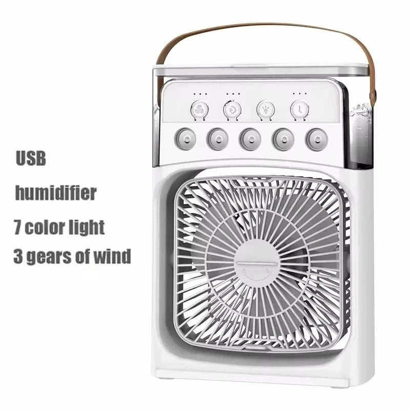 Shada 3-in-1 Fan Air Conditioner with LED Lights & Humidifier