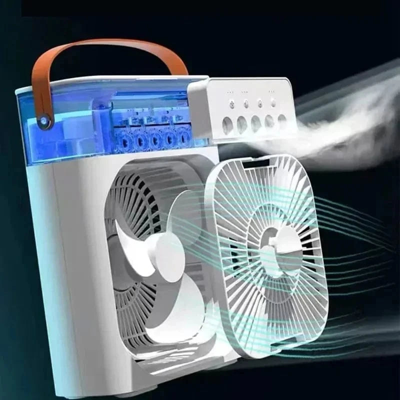 Shada 3-in-1 Fan Air Conditioner with LED Lights & Humidifier