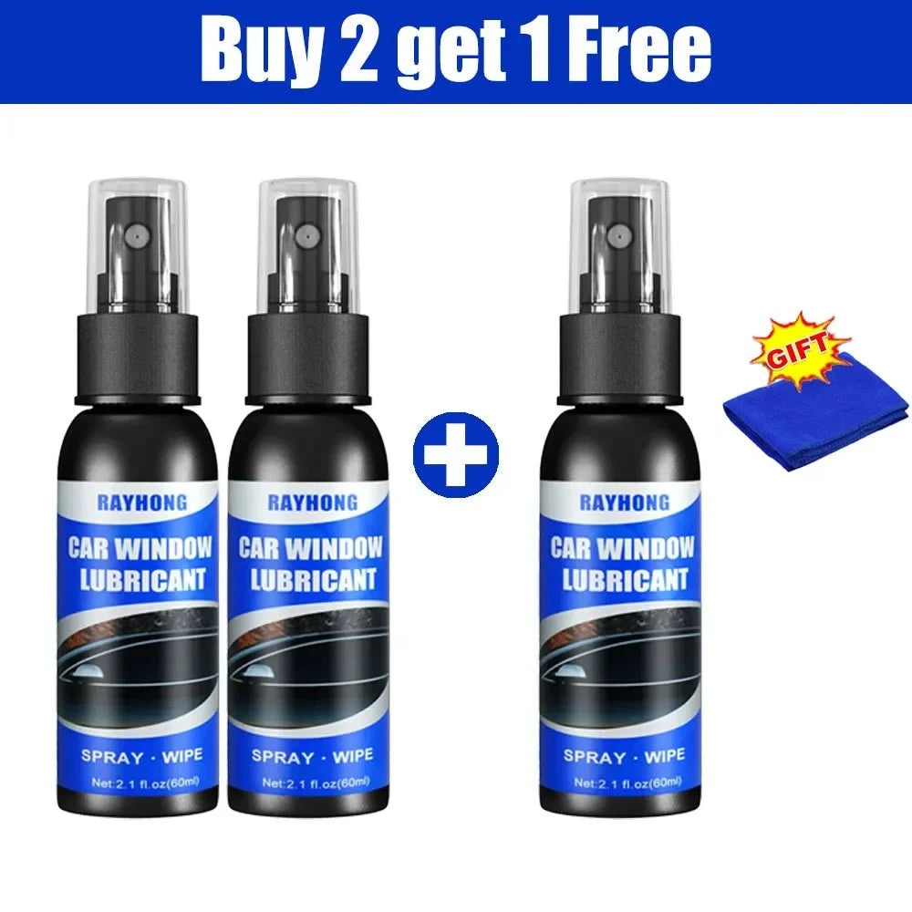Shada 3PCS 60ml Window Lubricant Rubber Door Rubber Strip Car Softening Maintenance Eliminates Noise Universal Car Products