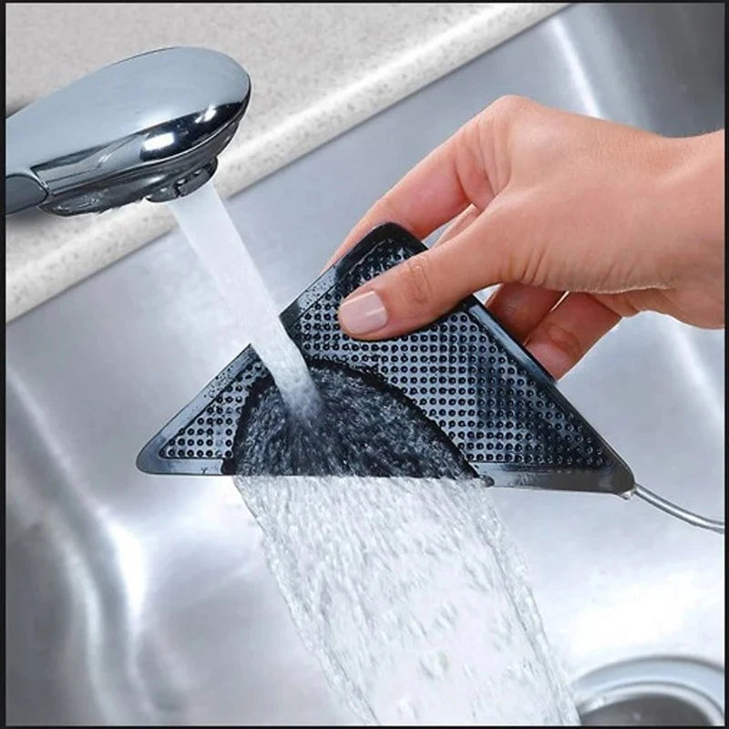 Shada 4Pcs8pcs/set Triangle Washable Reusable Rug Gripper Anti-skid Rubber Mat Non Slip Patch Tape for Tile Floors Carpets Corners Pad