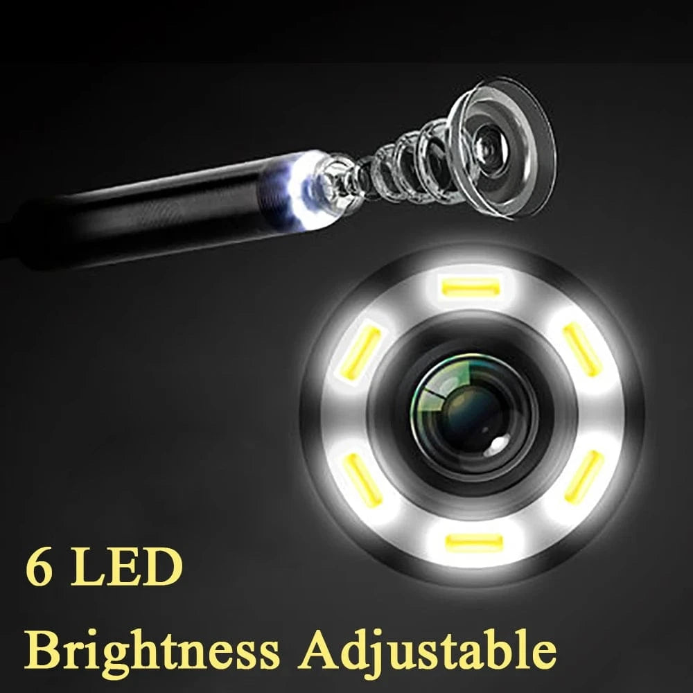 Shada 5.5/7.0mm Waterproof Endoscope Camera for Android | 6 LED Lights