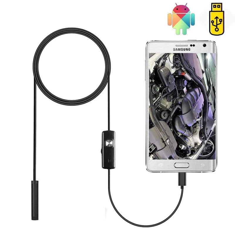 Shada 5.5/7.0mm Waterproof Endoscope Camera for Android | 6 LED Lights