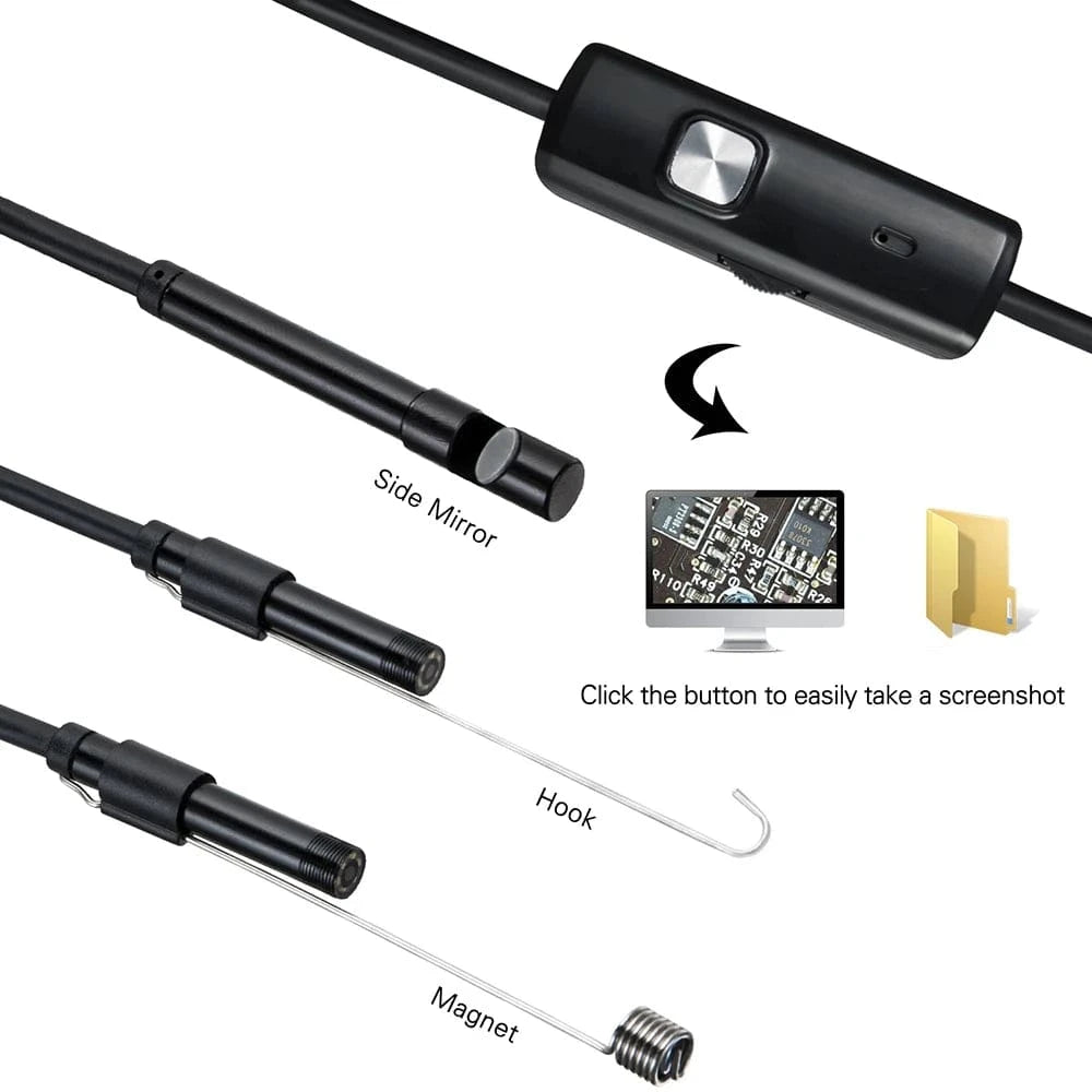 Shada 5.5/7.0mm Waterproof Endoscope Camera for Android | 6 LED Lights