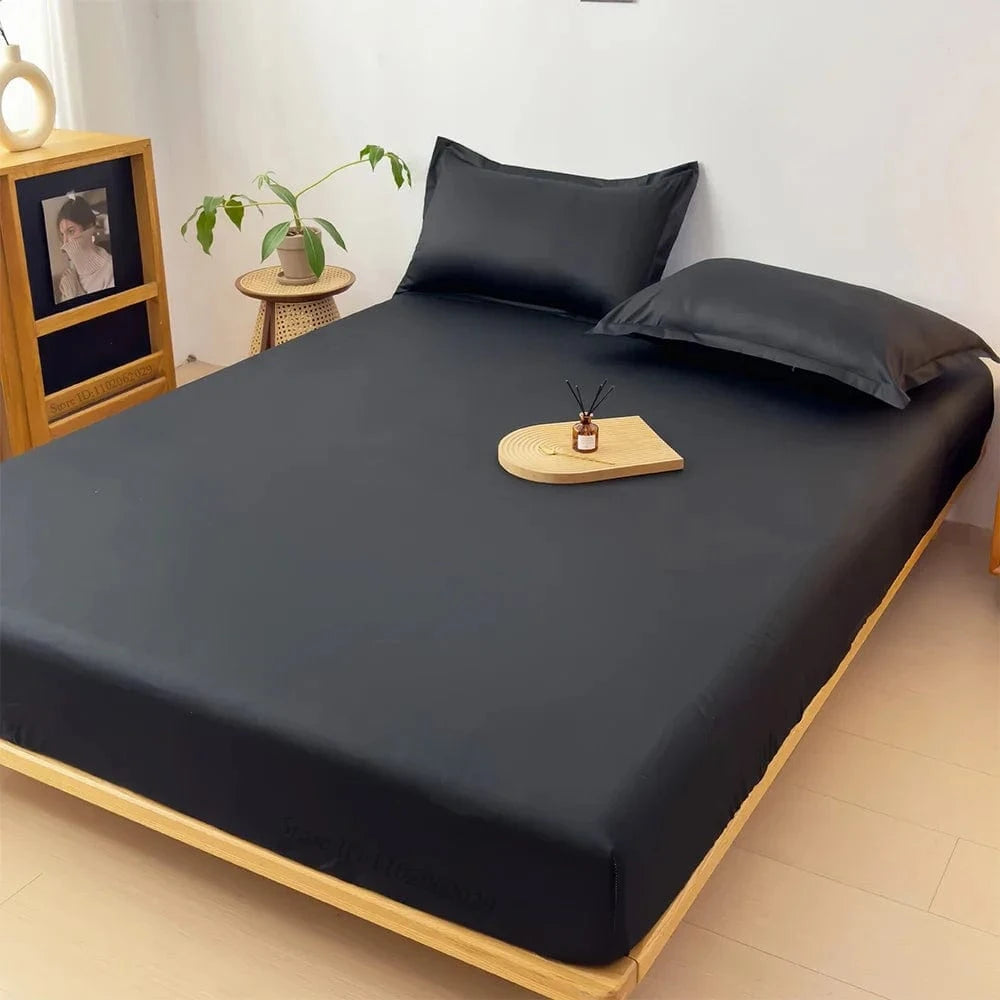 Shada Black / 2PCpillowcase48x74cm 100% Waterproof Mattress Protector | All Sizes | Breathable Comfort