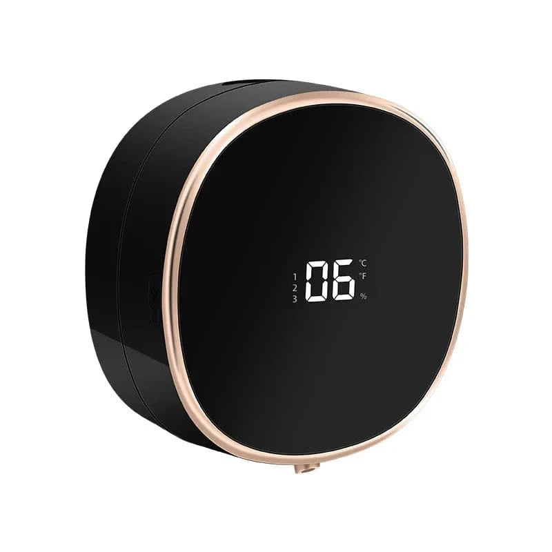 Shada black Automatic Wall-Mounted USB Induction Foam Soap Dispenser - Intelligent Touch-Free Design