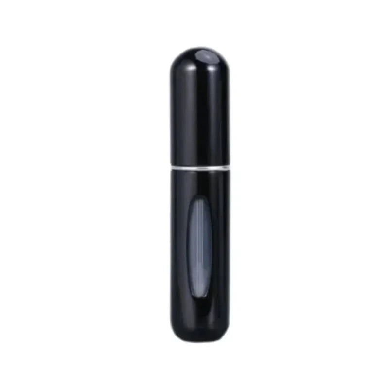 Shada black2 High-End Portable Mini Travel Perfume Bottle - Refillable Aluminum Sample Container