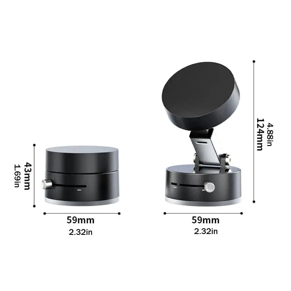 Shada Double-Sided Suction Cup Magnetic Phone Holder - Foldable, Multi-Functional Design with Strong Grip