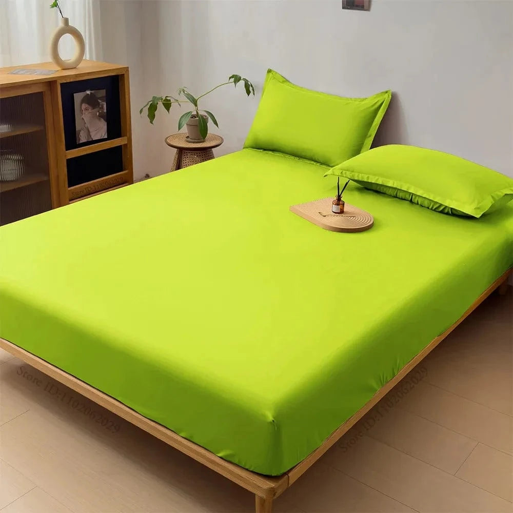Shada Green / 2PCpillowcase48x74cm 100% Waterproof Mattress Protector | All Sizes | Breathable Comfort