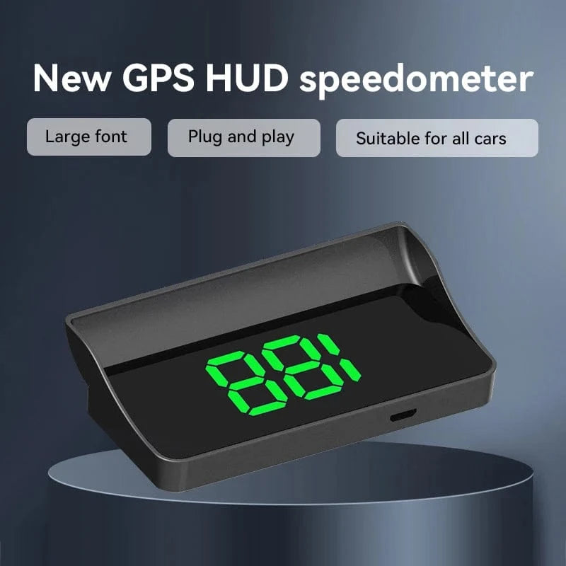 Shada Green KM Xiaomi GPS HUD Speedometer - Car Windshield Digital Speed Projector