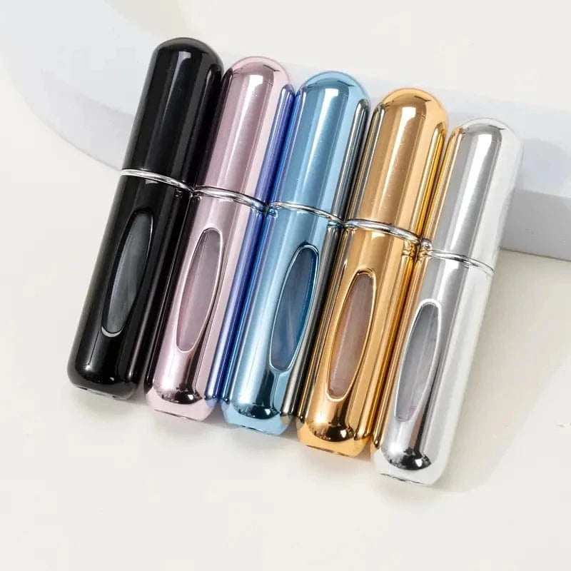 Shada High-End Portable Mini Travel Perfume Bottle - Refillable Aluminum Sample Container