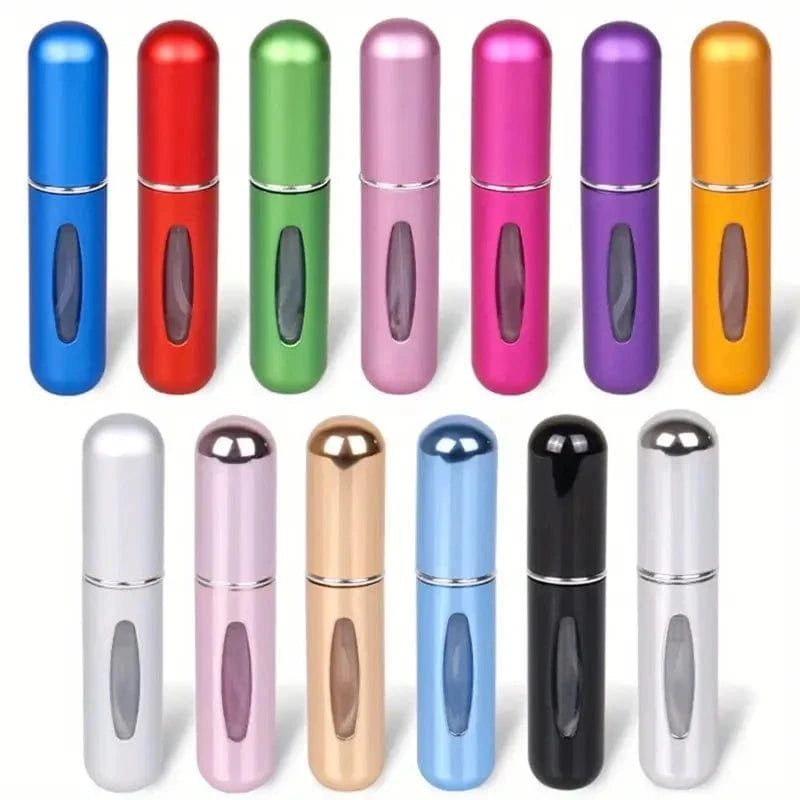 Shada High-End Portable Mini Travel Perfume Bottle - Refillable Aluminum Sample Container