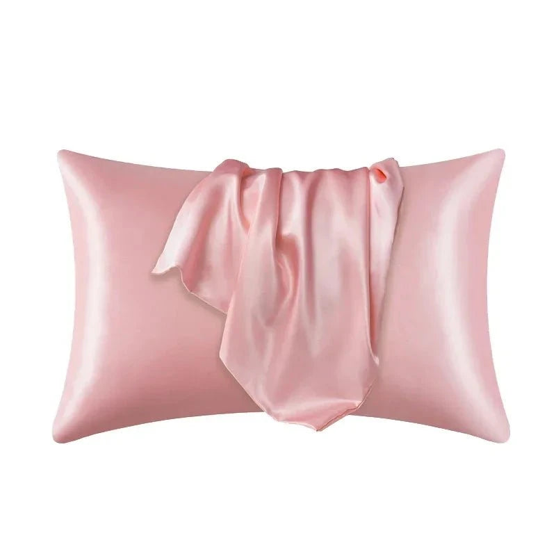 Shada Pink / 50cmx66cm 100% Natural Mulberry Silk Pillow Case Real Silk Protect Hair Skin Pillowcase Any Size Customized Bedding Pillow Cases Cover