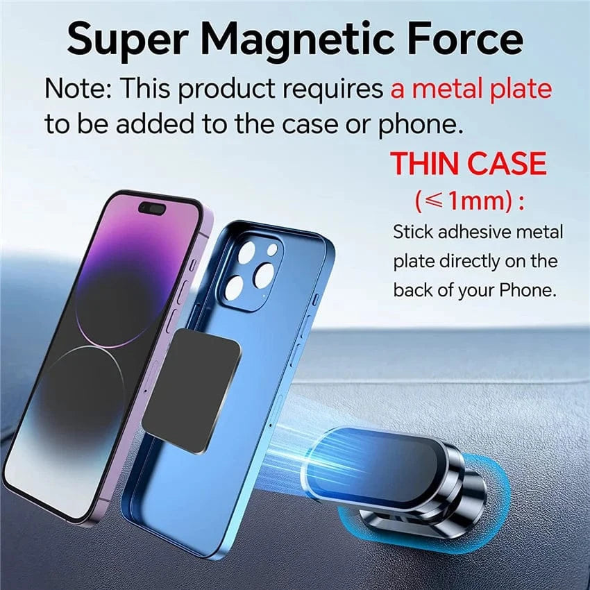 Shada Universal Magnetic Car Phone Holder - Air Vent Mount for iPhone 15, 14, 13, X, Samsung, Huawei