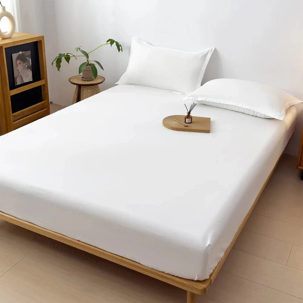 Shada White / 2PCpillowcase48x74cm 100% Waterproof Mattress Protector | All Sizes | Breathable Comfort