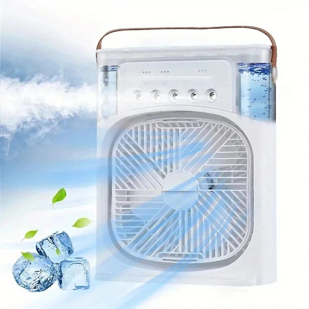 Shada WHITE 3-in-1 Fan Air Conditioner with LED Lights & Humidifier
