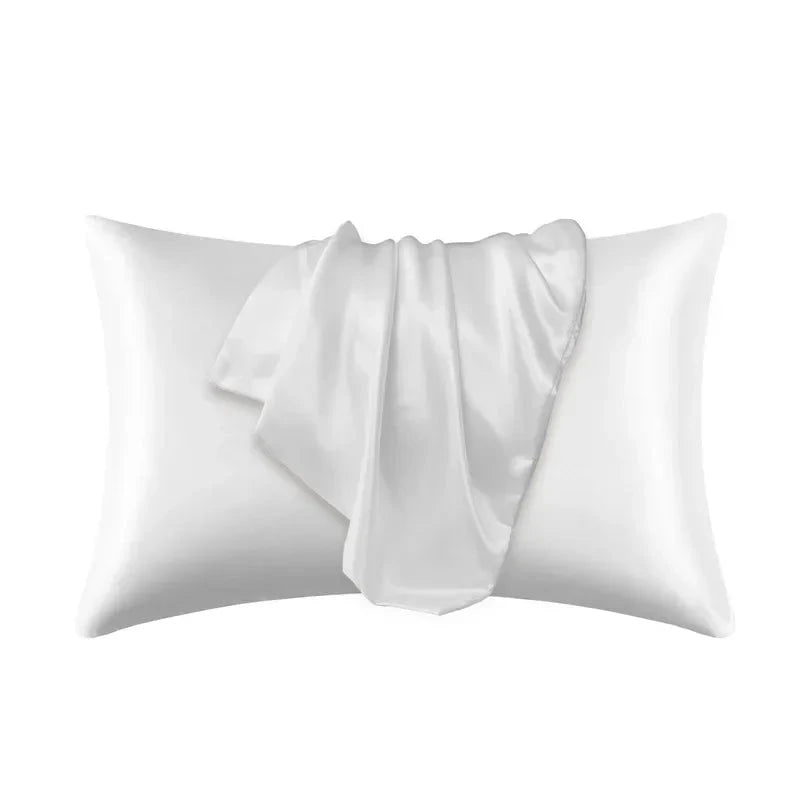 Shada white / 50cmx66cm 100% Natural Mulberry Silk Pillow Case Real Silk Protect Hair Skin Pillowcase Any Size Customized Bedding Pillow Cases Cover