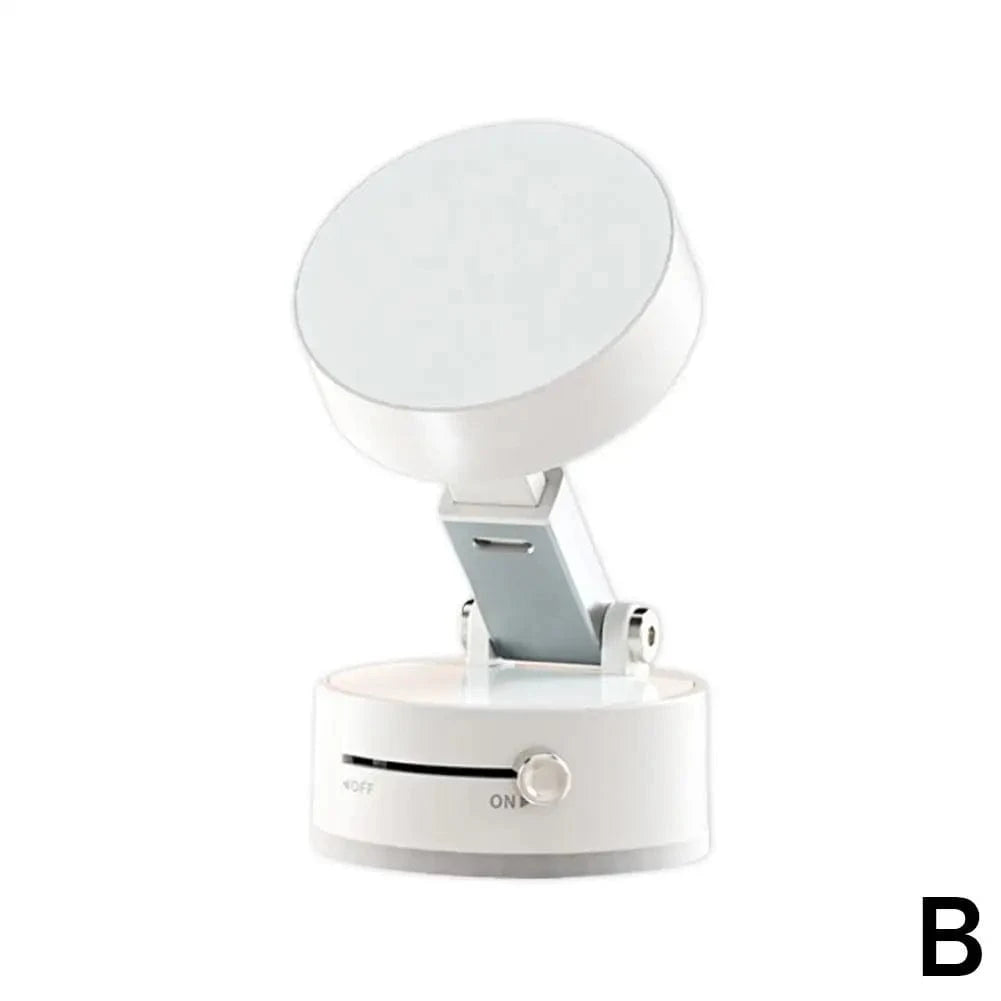 Shada WHITE / CN Double-Sided Suction Cup Magnetic Phone Holder - Foldable, Multi-Functional Design with Strong Grip