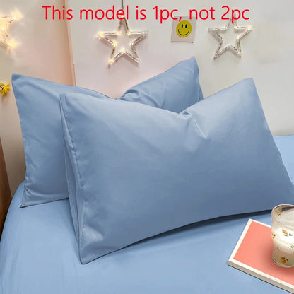 Luxury Matte Solid Color Pillowcase | Sealed Pocket Design