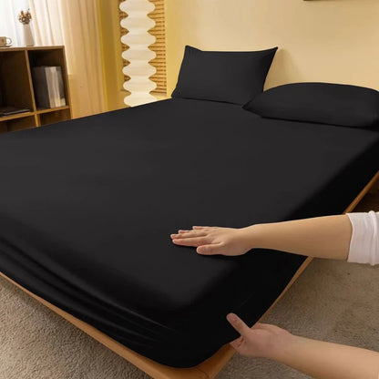 Shada 1 piece of solid color matte bed sheet, solid color bed cover for bedroom, bedding (excluding pillowcases)