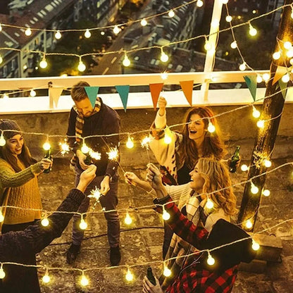 Shada 10/20/40/80 Led Globe String Lights Battery Operated Fairy Light For Garden Christmas Wedding Party camping Atmosphere Decor