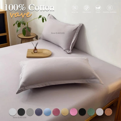 Shada 100% Cotton Fitted Sheets | Deep Pocket All Sizes | Mattress Protector