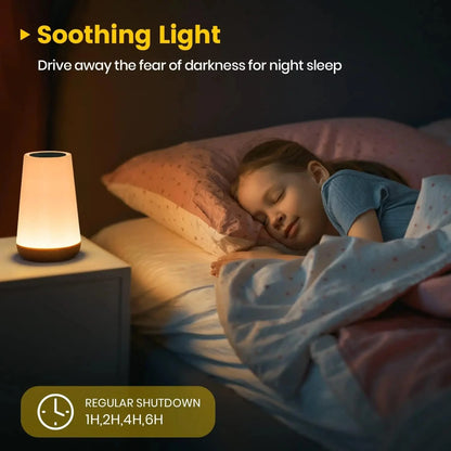 Shada 13 Color Night Light Table Lamp Bedside Lamp For Bedroom 13 Color Changing Touch Night Light RGB Remote Dimmable USB Rechargeable Portable Room Light