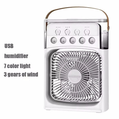Shada 3-in-1 Fan Air Conditioner with LED Lights & Humidifier