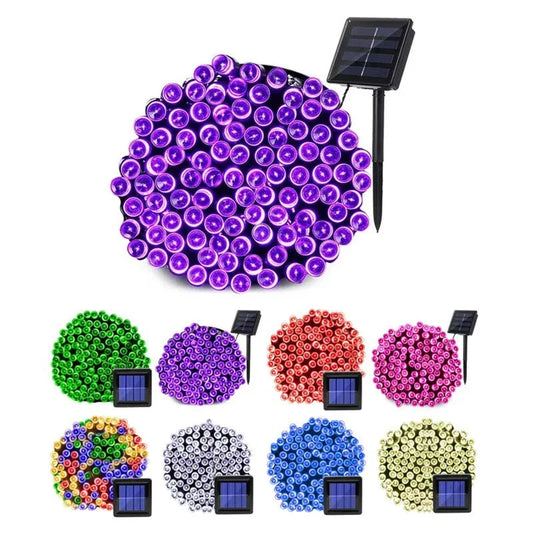Shada 7m/12m/22m Christmas Garland Led Fairy Light Outdoor Solar Powered String Lights 8 Mode Garden Wedding Decoration Waterproof