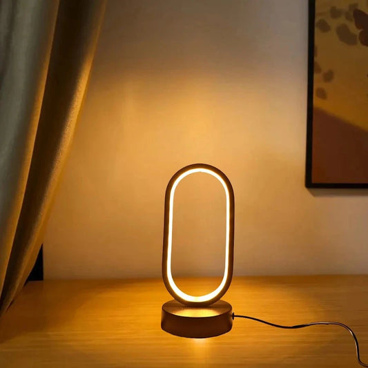 Shada black / three-tone light Led U-shaped Lamp Bedroom Bedside Decorative Lamp Family Living room Study LED Night Lighting
