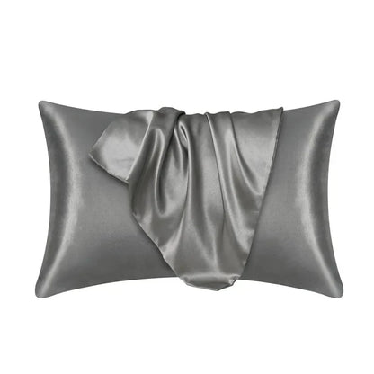 Shada Dark Grey / 50cmx66cm 100% Natural Mulberry Silk Pillow Case Real Silk Protect Hair Skin Pillowcase Any Size Customized Bedding Pillow Cases Cover