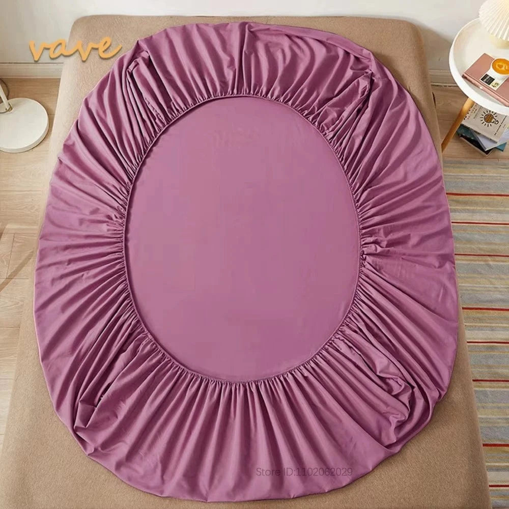 Shada Doushu Red / 150x190cmx30cm 100% Cotton Fitted Sheets | Deep Pocket All Sizes | Mattress Protector