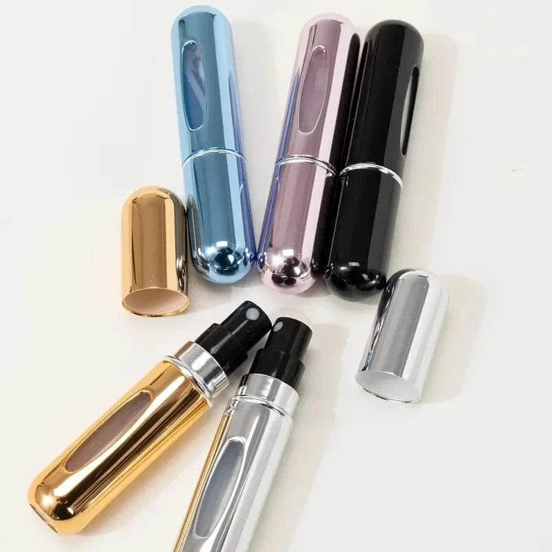 Shada High-End Portable Mini Travel Perfume Bottle - Refillable Aluminum Sample Container