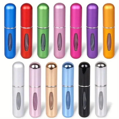 Shada High-End Portable Mini Travel Perfume Bottle - Refillable Aluminum Sample Container