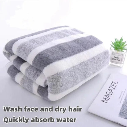 Shada Large Absorbent Microfiber Bath Towels for Couples - Soft, Comfortable, Machine Washable