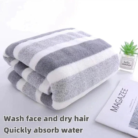 Shada Large Absorbent Microfiber Bath Towels for Couples - Soft, Comfortable, Machine Washable