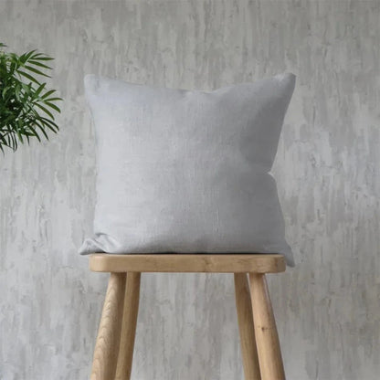 Shada Light grey / 30X50CMX1PC Premium 100% Linen Pillowcase - Soft, Comfortable Cushion Cover with Invisible Zipper for Home Decor