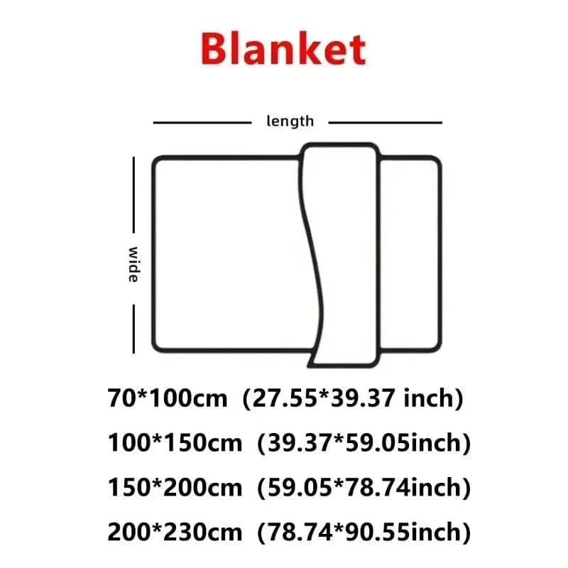 Shada Luxury Thickened Striped Warm Blanket - Soft Coral Fleece Sofa Throw for Autumn & Winter Comfort