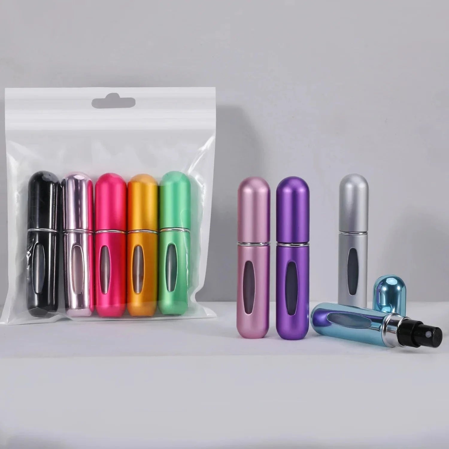 Shada Portable 5ml 8ml Refillable Perfume Bottles Atomizer for Travel - Cosmetic Spray Bottles