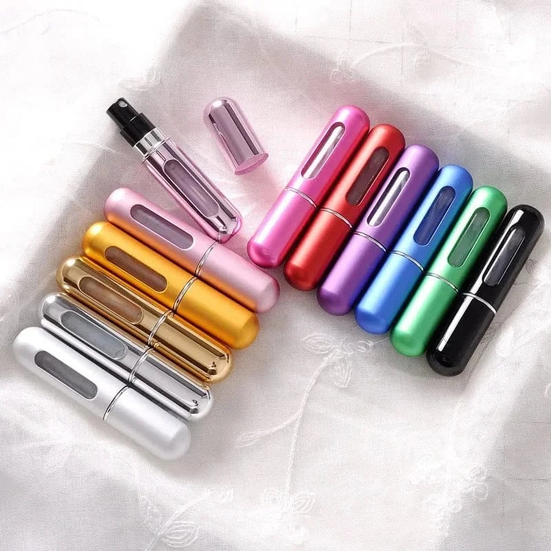 Shada Portable 5ml 8ml Refillable Perfume Bottles Atomizer for Travel - Cosmetic Spray Bottles