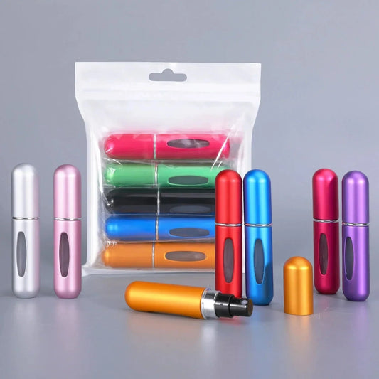 Shada Portable 5ml 8ml Refillable Perfume Bottles Atomizer for Travel - Cosmetic Spray Bottles